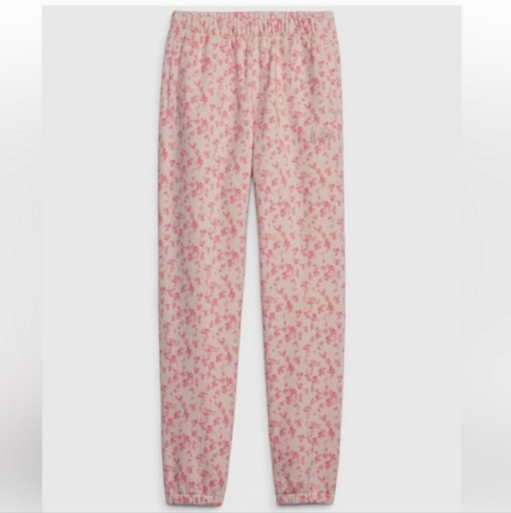 Loveshackfancy X Gap Pink Floral Jogger Pants
